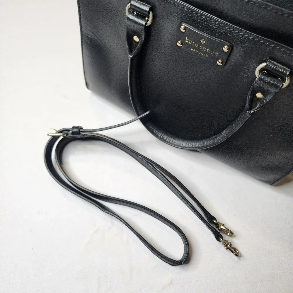 Kate Spade New York Black Satchel Purse - Picture 9 of 11